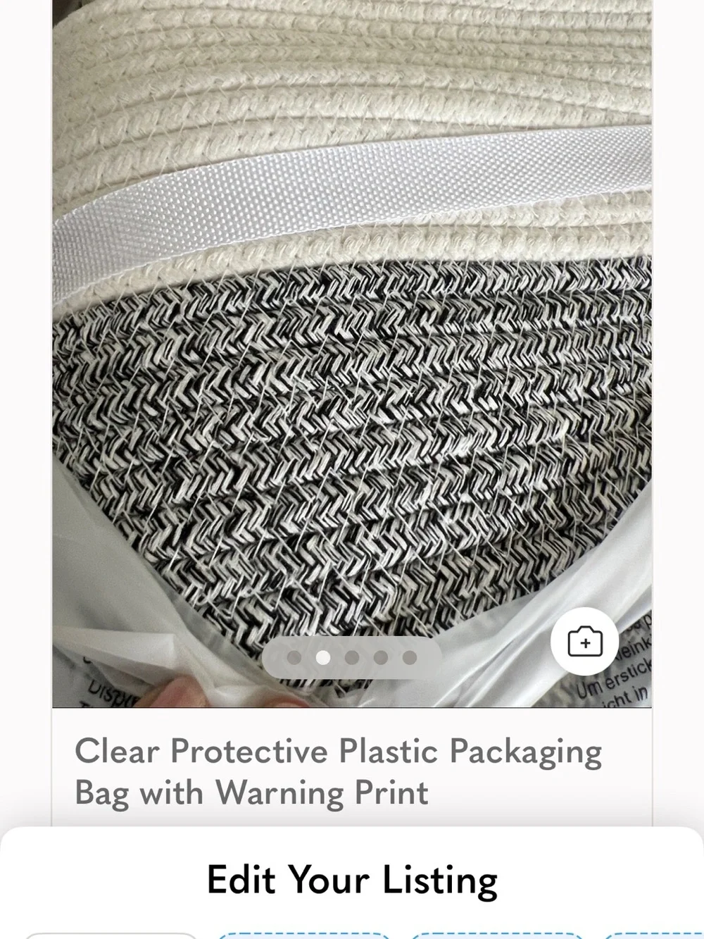 Neutral Gray & Cream Woven Bedding Throw